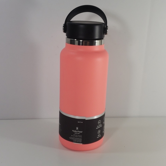 Hydro Flask 32 oz Wide mouth w/flex cap (Hibiscus) - Picture 6 of 6
